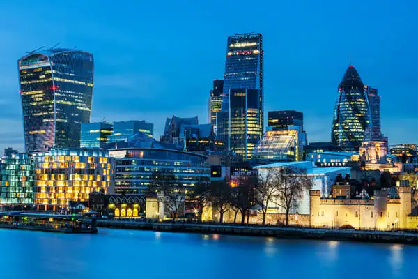 London city skyline